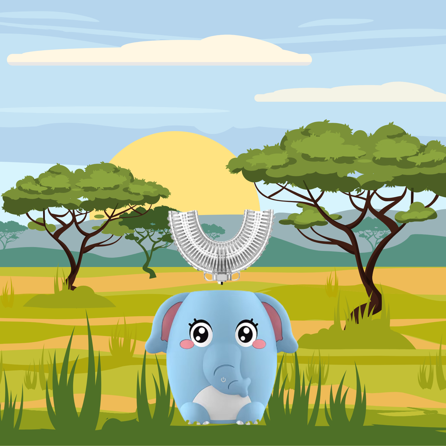 Elephant U-Shape Electric Toothbrush