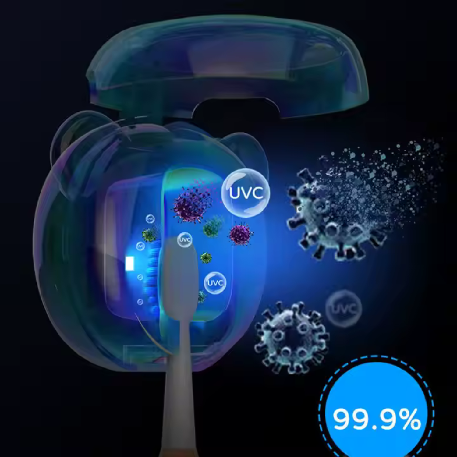 Panda UV Toothbrush Steriliser