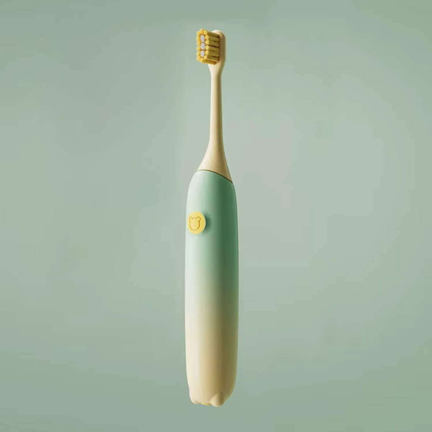 Green ombre kids sonic electric toothbrush with soft bristles and waterproof design for children’s oral care