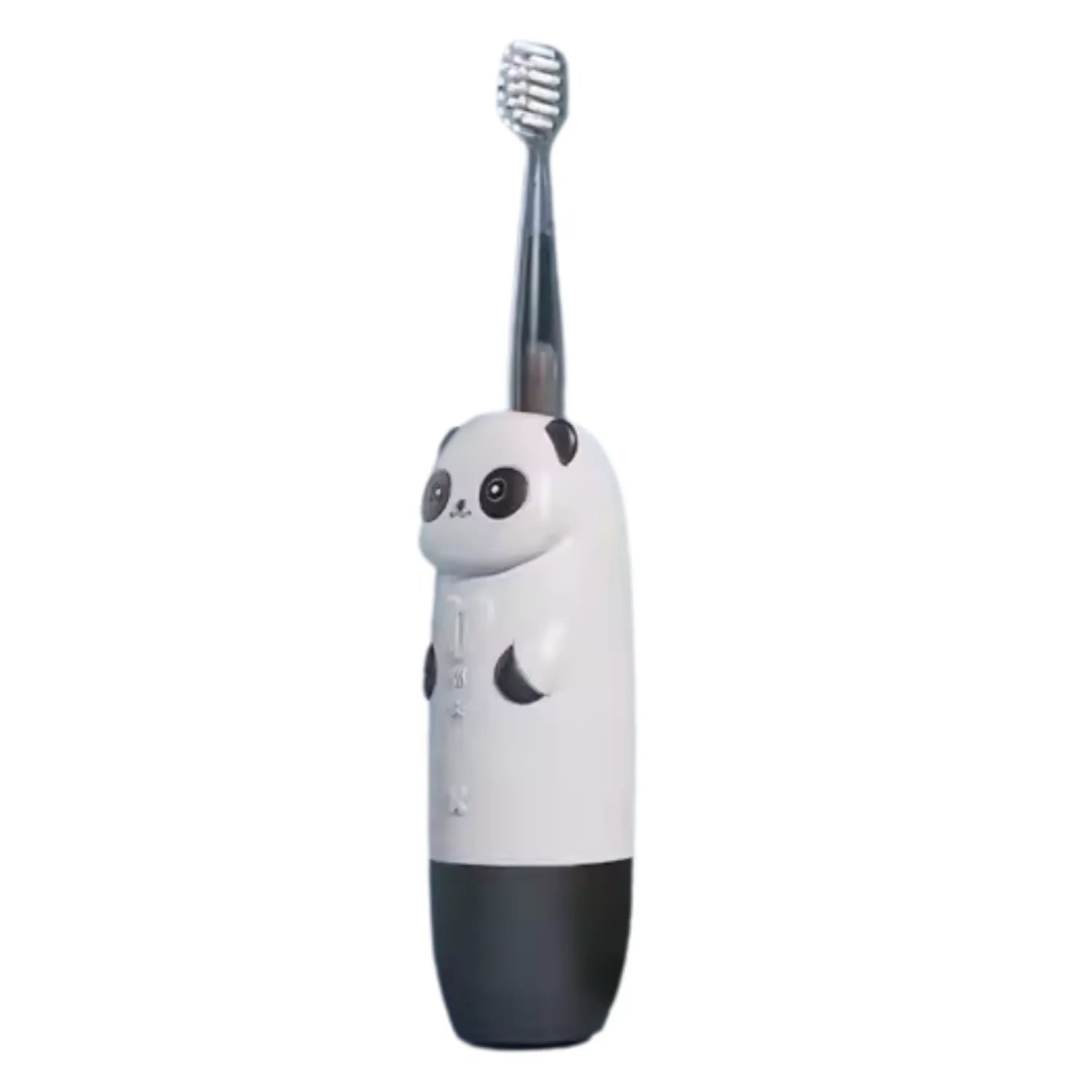 Panda LED kids electric toothbrush with soft bristles and multicolour light up design for fun daily brushing