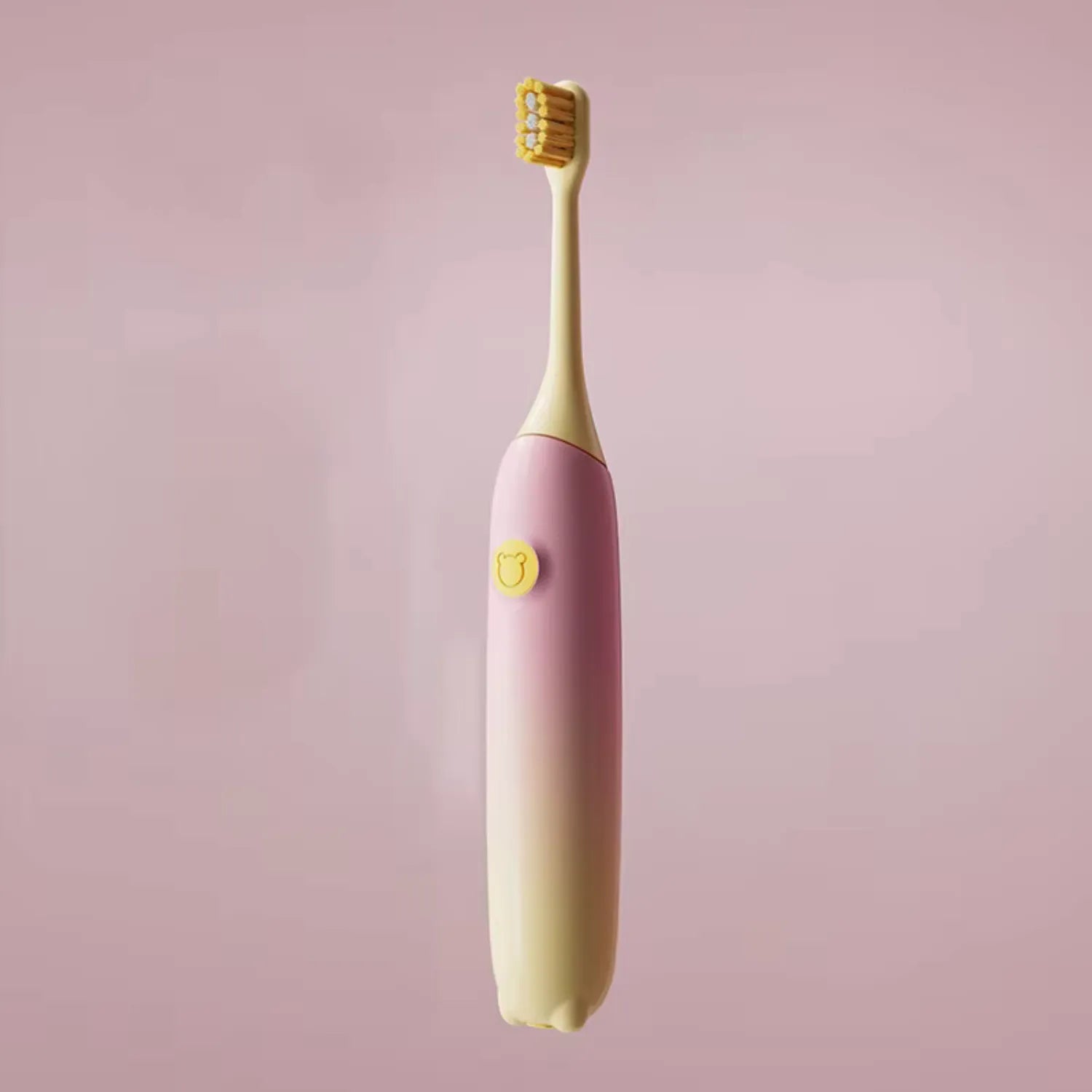 Pink ombre kids sonic electric toothbrush with soft bristles and rechargeable design for healthy daily brushing
